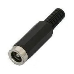 GNIAZDO ZASILANIA DC 2,5/5,5 NA PRZEWÓD