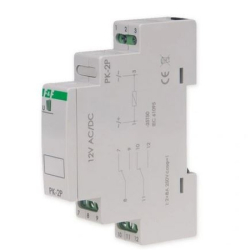 PRZEKAŹNIK 12V AC/DC 2x8A 2xNC/NO PK-2P-12V F&F