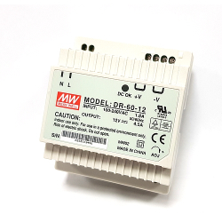 ZASILACZ NA SZYNĘ 12V/4,5A DR60-12 MEAN WELL