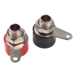 GNIAZDO BANANOWE 4mm PARA CZERWONE+CZARNE