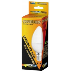 ŻARÓWKA LED E14 6W 450lm ŚWIECA WW ONELUX (Samsung