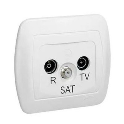 GNIAZDO ANT. AKORD AASP/11 PRZELOTOWE BIAŁE