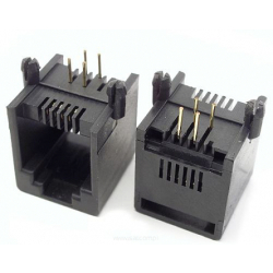 GNIAZDO TEL. 6P4C DRUK