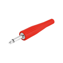 WTYK JACK 6.3 MONO METAL CZERWONY