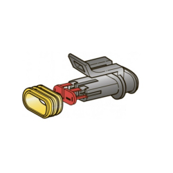 OBUDOWA ZŁĄCZA 2-KROTNIE SZCZELNE ŻEŃSKIE