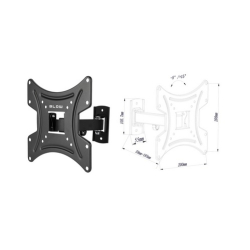 UCHWYT TV 17-43" Z WYSIĘGNIKIEM I REGULACJĄ