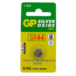 BATERIA SR-44 GP S76E SREBROWA