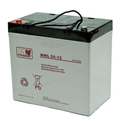 AKUMUL. 12V/55Ah MWL