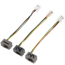 GNIAZDO TEL. 4P4C (PRZEWODY)