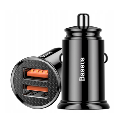 ŁADOWARKA SAM. 12V/30W 5A 2XUSB BASEUS