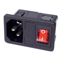 WTYK KOMPUTEROWY AC OBUDOWA +BEZPIECZNIK