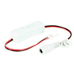 ZASILANIE LED WŁĄCZNIK GNIAZDO ZŁĄCZKA 8MM