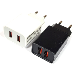 ŁADOWARKA SIECIOWA 2x USB 5V 2.1A