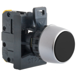 PRZYCISK SP ST22-KCZ-10 GUZIK KRYTY CZARNY