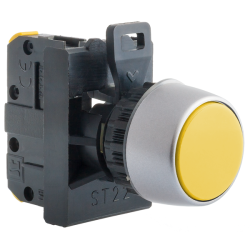 PRZYCISK SP ST22-KG-10 GUZIK KRYTY ŻÓŁTY