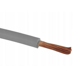 PRZEWÓD LGY 1X0,75 H05V-K-0,75 SZARY
