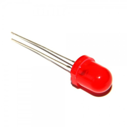 DIODA LED 8mm CZERWONA S-RED L-796BID MIGAJĄCA