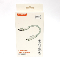 ADAPTER HF USB-C SOMOSTEL BIAŁY SMS-BZ02 JACK