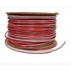 PRZEWÓD FLRY-B 0,75 CZERWONO-BIAŁY