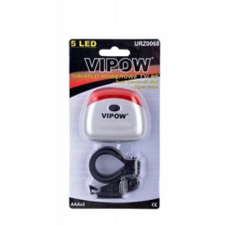 LAMPA ROWEROWA LED VIPOW PRZÓD+TYŁ