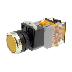 PRZEŁ. TABLICOWY LA38 MONOSTAB. 22mm 10A ŻÓŁTY