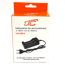 ŁADOWARKA LTC DO AKUM. 2x18650mAh