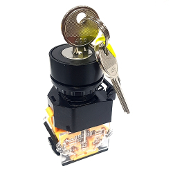 PRZEŁ. TABLICOWY LA38 Z KLUCZYKIEM 1NO+1NC