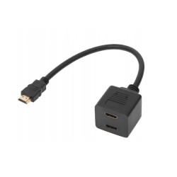 ROZGAŁĘŹNIK HDMI WT/2GN NA KABLU 25cm