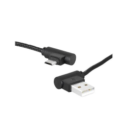 KABEL USB A WTYK - microUSB WTYK 2m KĄTOWY