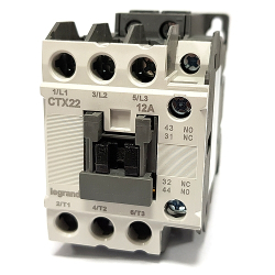 STYCZNIK LEG 24VDC CTX3 12A 3P 1NO+1NC