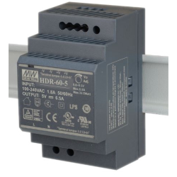 ZASILACZ NA SZYNĘ 5V/6,5A HDR-60-5 MEAN WELL