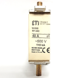 WKŁADKA BM WT-00C/GG 40A ZWŁOCZNA WĄSKA ETI