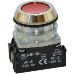 PRZYCISK PR NEF30-KXY CZERWONY