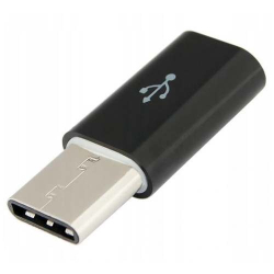 REDUKCJA MICRO USB DO USB-C 3.1 TYP C CZARNA