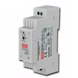 ZASILACZ NA SZYNĘ 12V 1,25A DR15-12 MEAN WELL