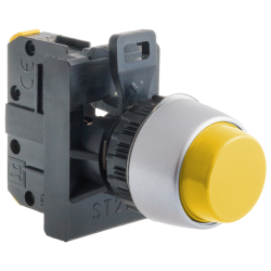 PRZYCISK SP ST22-WG-01 1NC SAMOP. WYSTAJĄCY ŻÓŁTY