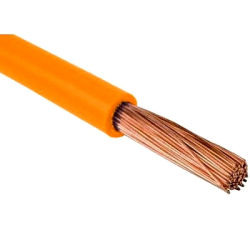 PRZEWÓD LGY 1X0,75 H05V-K-0,75 POMARAŃCZOWY