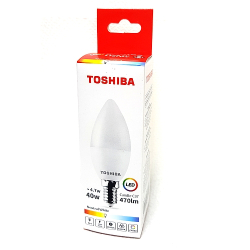 ŻARÓWKA LED E14 4.7W ŚWIECA NW 470lm TOSHIBA