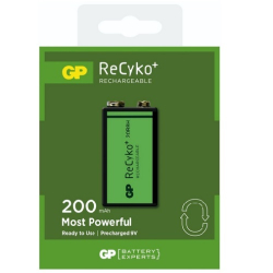 AKUMUL. 6F22 9V 200mAh GP