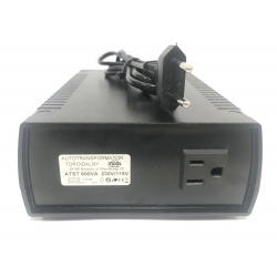 TRANSF. ATST600-230V/115V-001 AUTO W OBUDOWIE