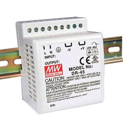 ZASILACZ NA SZYNĘ 24V 2A DR45-24 MEAN WELL