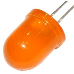 DIODA LED 12V 5mm POMARAŃCZOWA 7113ND12V RESIS