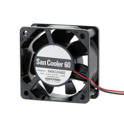 WENTYLATOR 12VDC 60X25mm SAN COOLER 60 KUL. SANYO
