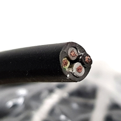 PRZEWÓD OMY 4X0,75 CZARNY