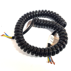 PRZEWÓD SPIRALNY 3X1,00 3M BEZ KOŃCÓWEK