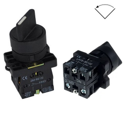 PRZYCISK LAY5-ED45 1NO+1NC MONO