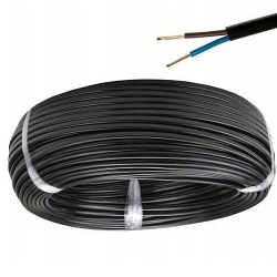 PRZEWÓD OMYp 2x1mm CZARNY