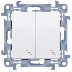 ŁĄCZNIK 230V SIMON10 CW6/2L.01/41 SCHOD. P-W. PODŚ