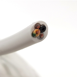 PRZEWÓD OMY 4X,0,5 BIAŁY