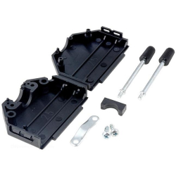 OBUDOWA DB-15 CZARNA WKRĘTY ARETOWANE #